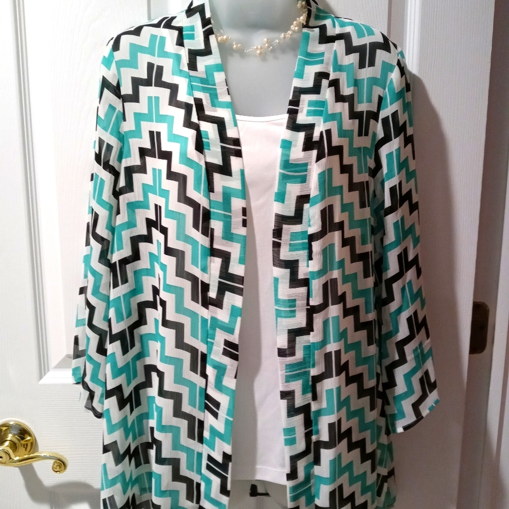 NWOT - Ladies Chiffon Topper
